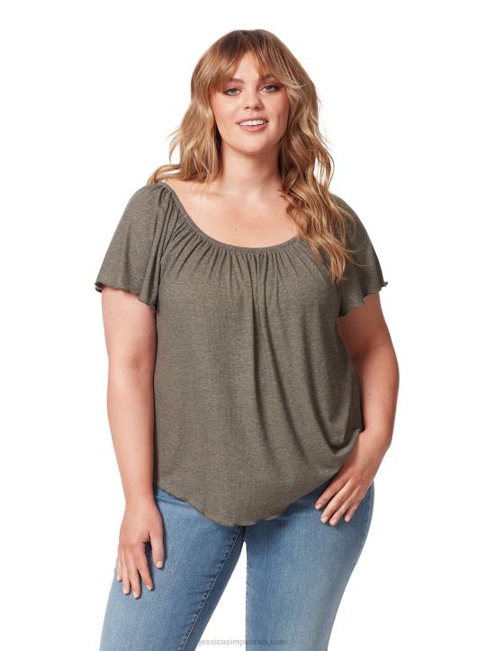 Autumn Top in Grape LeafJessica Simpson 6JRJ1124