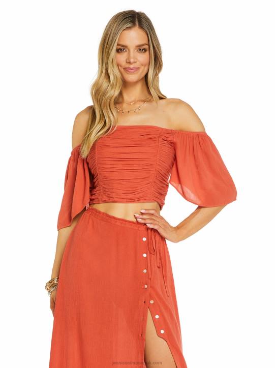 Brinne Top in Orange RustJessica Simpson 6JRJ1139
