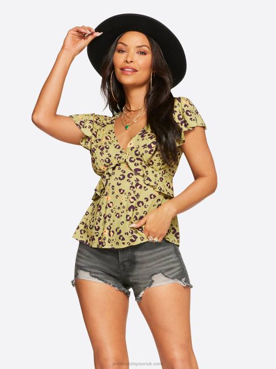 Brooklyn Top in Flora CheetahJessica Simpson 6JRJ625
