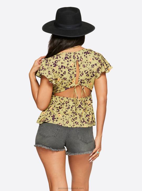 Brooklyn Top in Flora CheetahJessica Simpson 6JRJ625