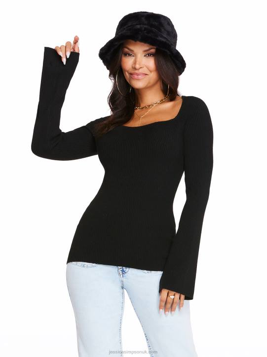 Calisata Top in Infinity in BlackJessica Simpson 6JRJ762