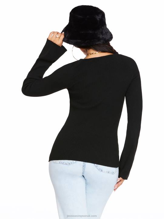 Calisata Top in Infinity in BlackJessica Simpson 6JRJ762