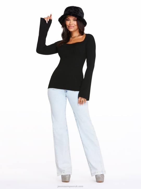 Calisata Top in Infinity in BlackJessica Simpson 6JRJ762