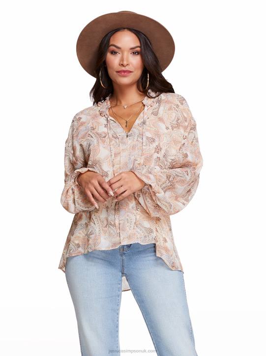 Celeste Top in Wild PaisleyJessica Simpson 6JRJ1147 Celeste Top in Wild PaisleyJessica Simpson 6JRJ1147
