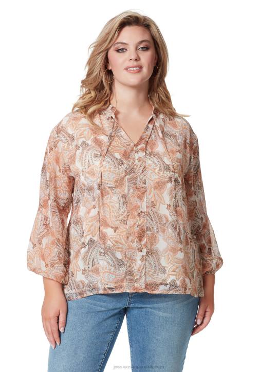 Celeste Top in Wild PaisleyJessica Simpson 6JRJ1147