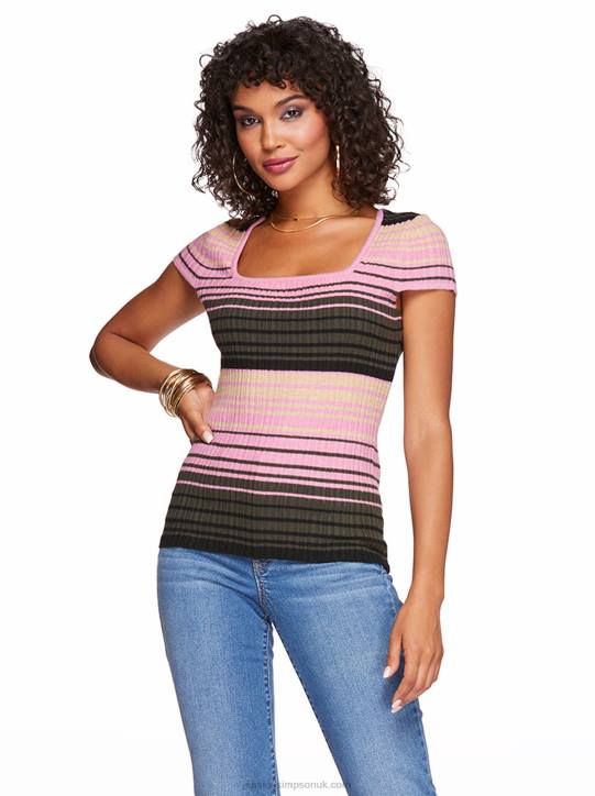 Fiona Top in Rosebud StripeJessica Simpson 6JRJ775