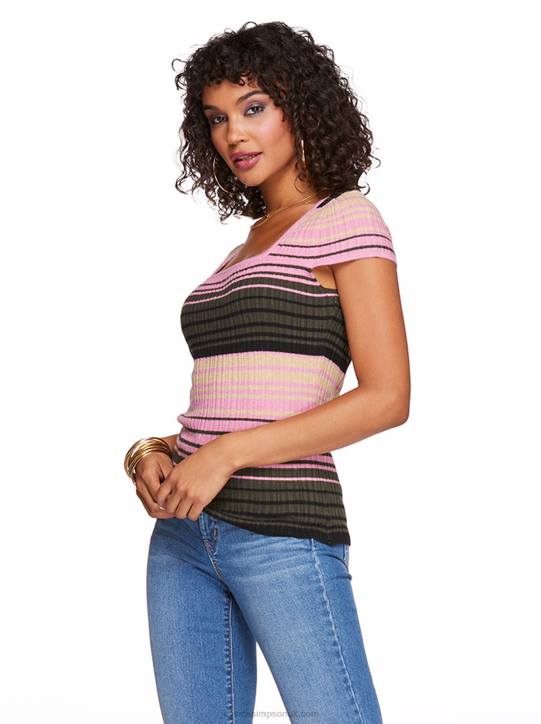 Fiona Top in Rosebud StripeJessica Simpson 6JRJ775