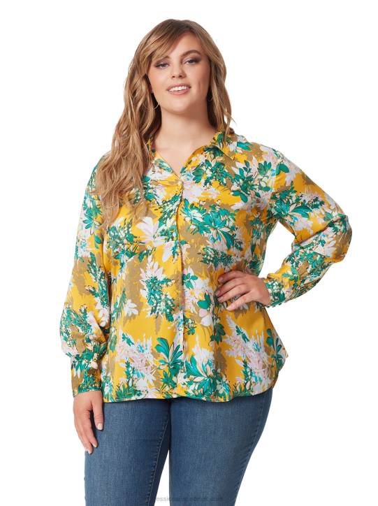 Holland Top in Bloom Field Golden RodJessica Simpson 6JRJ753