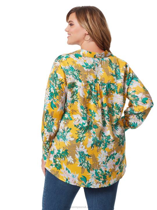 Holland Top in Bloom Field Golden RodJessica Simpson 6JRJ753