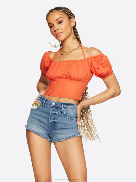 Irin Halter Tie Top in PaprikaJessica Simpson 6JRJ679