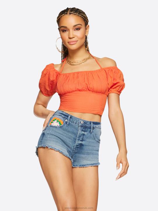 Irin Halter Tie Top in PaprikaJessica Simpson 6JRJ679