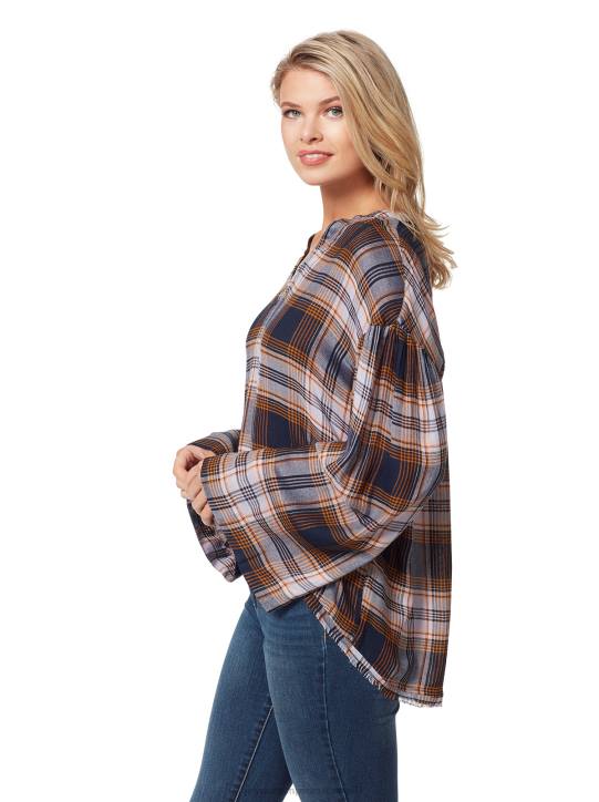 Jenna Top in Festive PlaidJessica Simpson 6JRJ1129