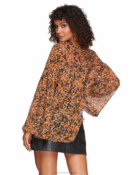 Jenna Top in Speckled CheetahJessica Simpson 6JRJ770