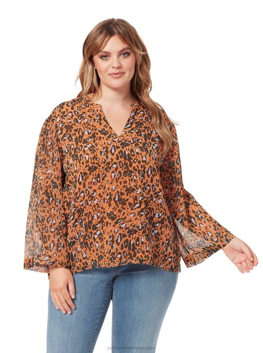 Jenna Top in Speckled CheetahJessica Simpson 6JRJ770