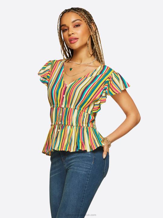 Jeydon Top in Torrid StripeJessica Simpson 6JRJ688