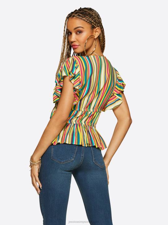 Jeydon Top in Torrid StripeJessica Simpson 6JRJ688