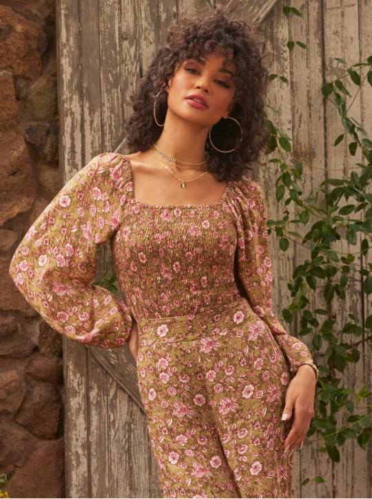 Katiya Top in Boa Botanical DotsJessica Simpson 6JRJ636