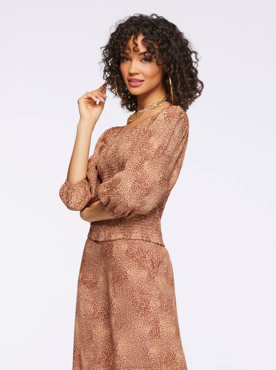 Katiya Top in Winding LeopardJessica Simpson 6JRJ637