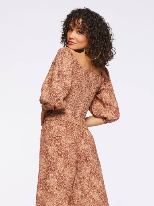 Katiya Top in Winding LeopardJessica Simpson 6JRJ637