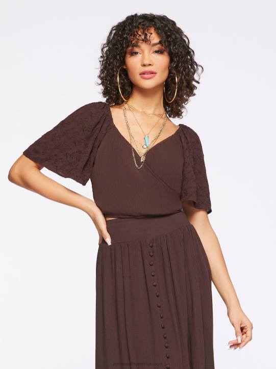 Kerrigan Crop Top in CoffeeJessica Simpson 6JRJ633