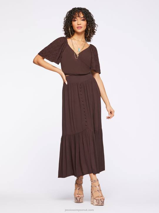 Kerrigan Crop Top in CoffeeJessica Simpson 6JRJ633