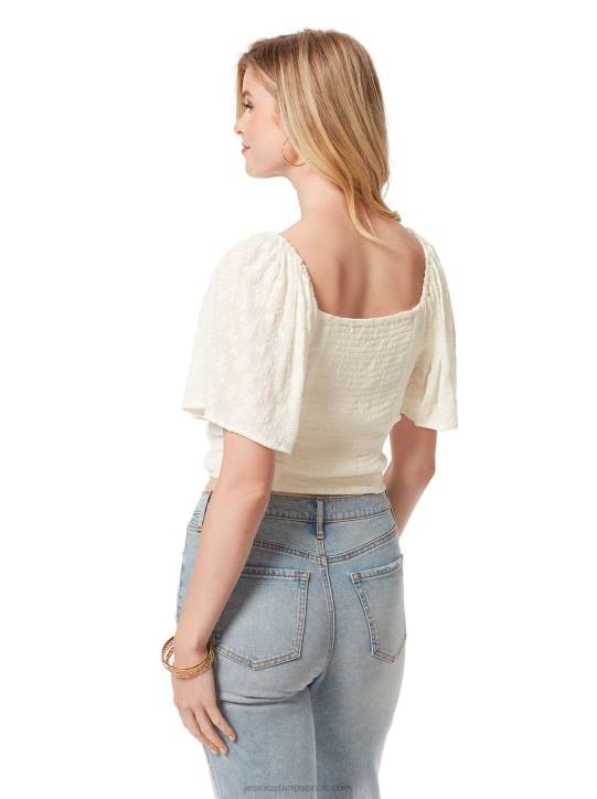 Kerrigan Crop Top in GardeniaJessica Simpson 6JRJ714