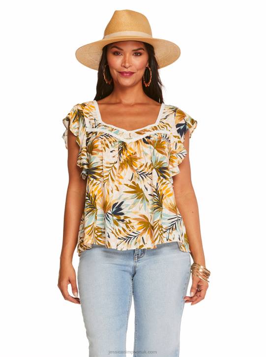 Lauryn Top in Bay BreezeJessica Simpson 6JRJ1144