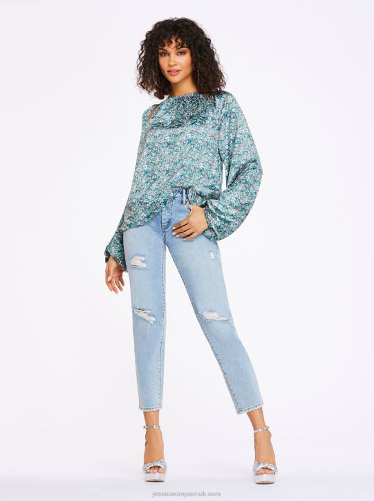 Layla Top in Whimsical PosiesJessica Simpson 6JRJ745