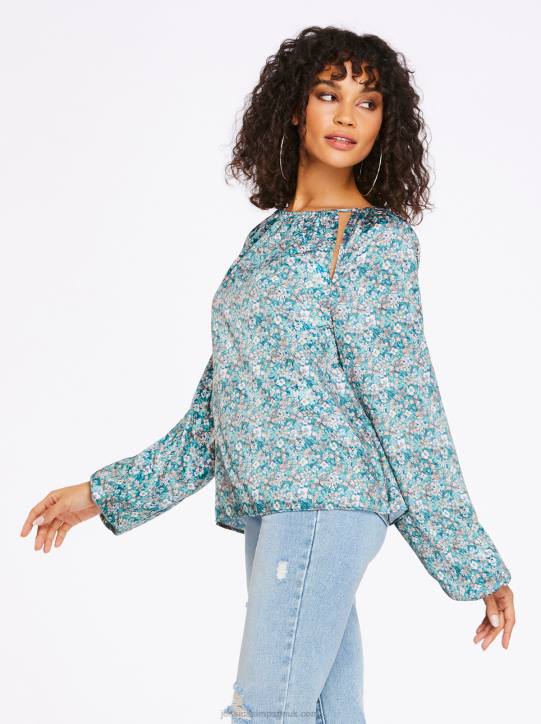 Layla Top in Whimsical PosiesJessica Simpson 6JRJ745