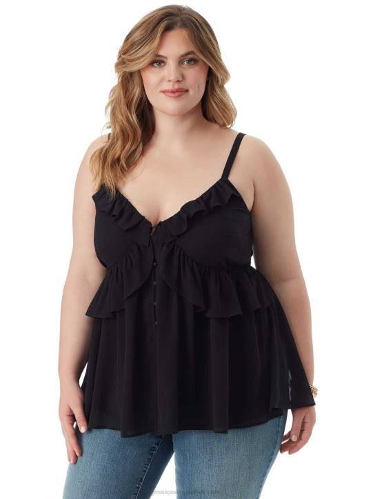 Lisabeth Cami in BlackJessica Simpson 6JRJ693