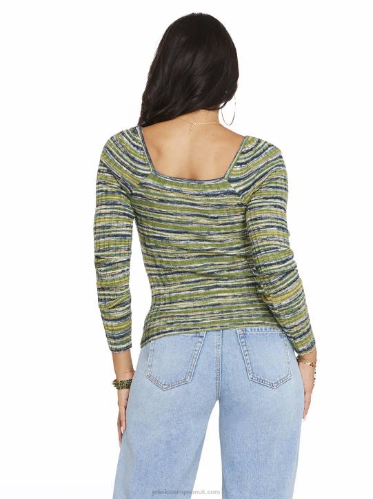 Neve Top in Navy Blazer StripeJessica Simpson 6JRJ759