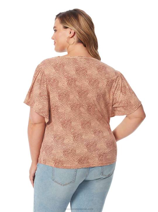 Ophelia Top in Winding LeopardJessica Simpson 6JRJ732