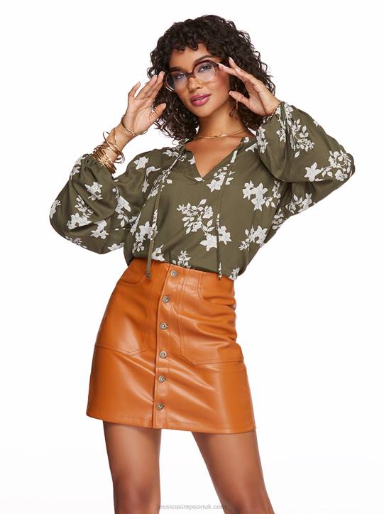 Ruby Top in Floral FawnJessica Simpson 6JRJ1128