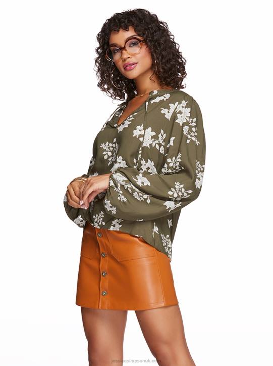 Ruby Top in Floral FawnJessica Simpson 6JRJ1128