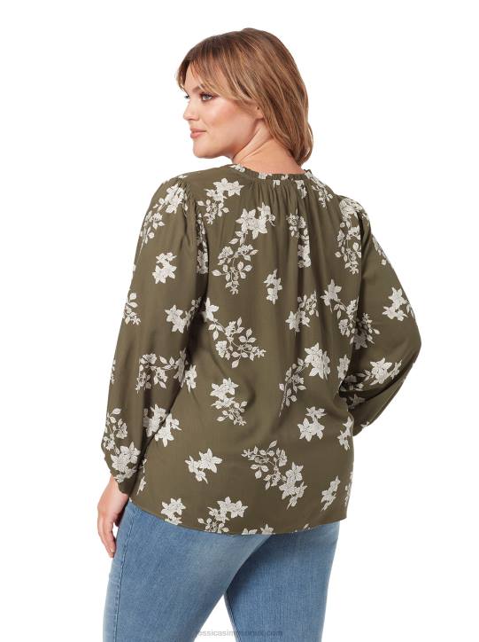 Ruby Top in Floral FawnJessica Simpson 6JRJ1128