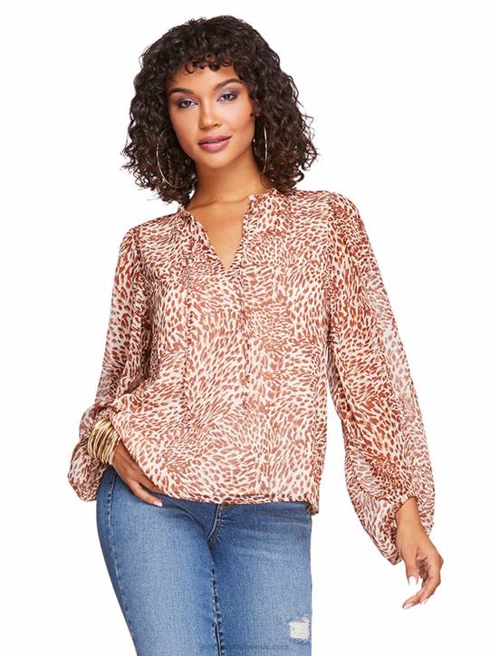 Ruby Top in Leopard SwirlJessica Simpson 6JRJ1114