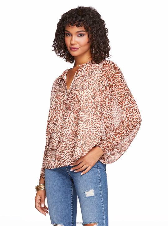 Ruby Top in Leopard SwirlJessica Simpson 6JRJ1114