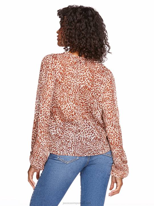 Ruby Top in Leopard SwirlJessica Simpson 6JRJ1114