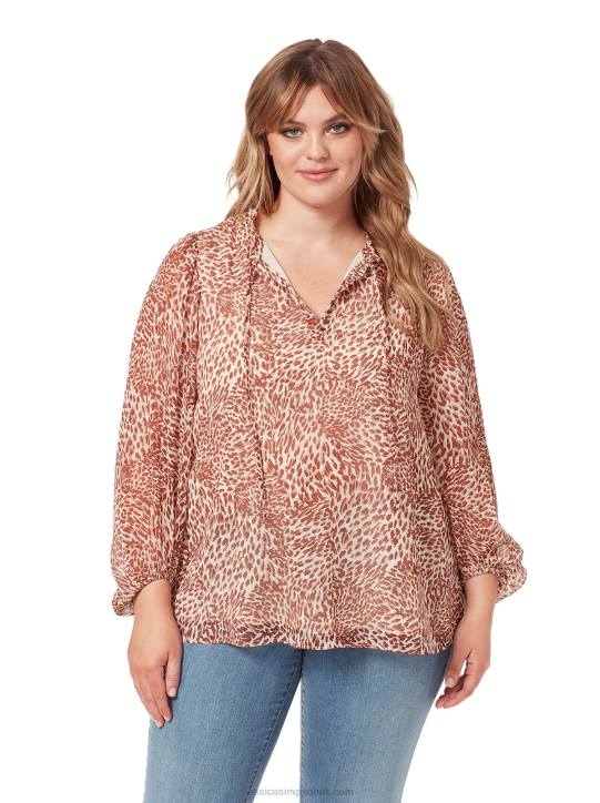 Ruby Top in Leopard SwirlJessica Simpson 6JRJ1114
