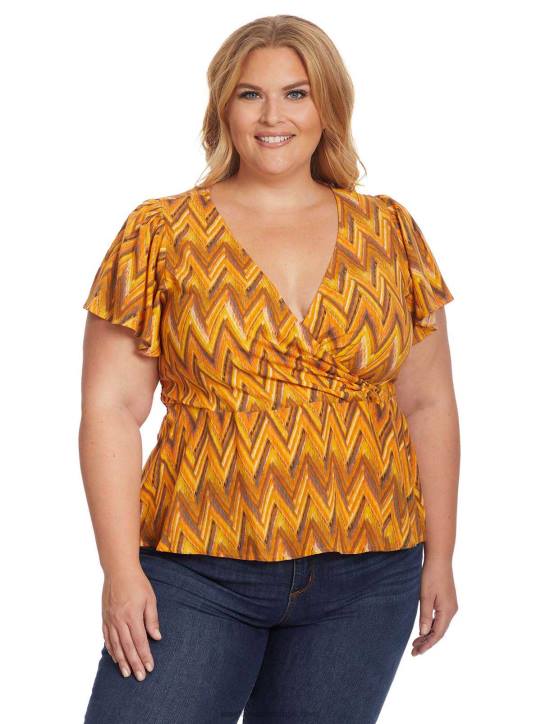 Sariah Top in Ikat ChevronJessica Simpson 6JRJ736