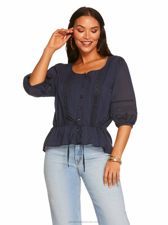 Twyla Top in Black IrisJessica Simpson 6JRJ1143