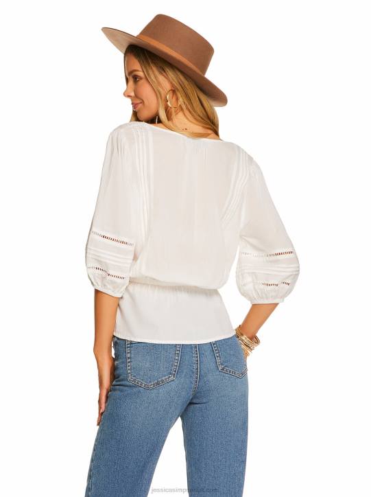 Twyla Top in Bright WhiteJessica Simpson 6JRJ1146