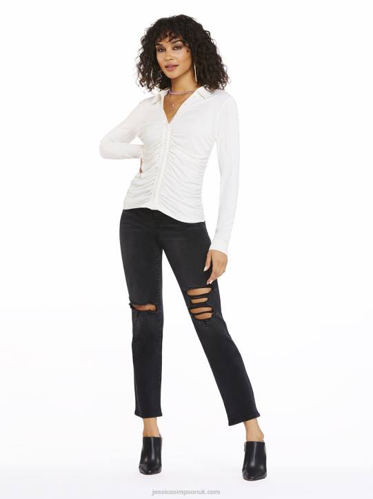 Wren Wrap Top in GardeniaJessica Simpson 6JRJ739