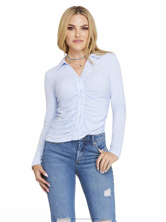 Wren Wrap Top in HeatherJessica Simpson 6JRJ743