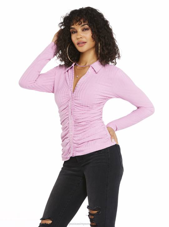 Wren Wrap Top in Mauve MistJessica Simpson 6JRJ751