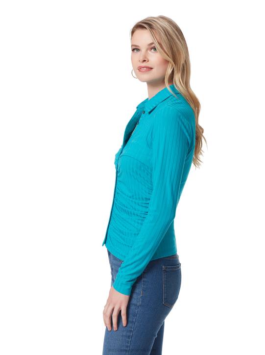 Wren Wrap Top in Tile BlueJessica Simpson 6JRJ755