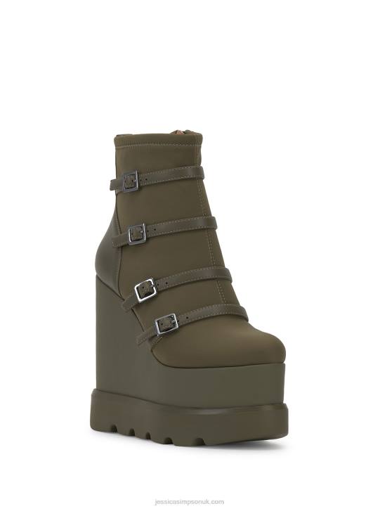 Chaela Bootie in Uniform GreenJessica Simpson 6JRJ55