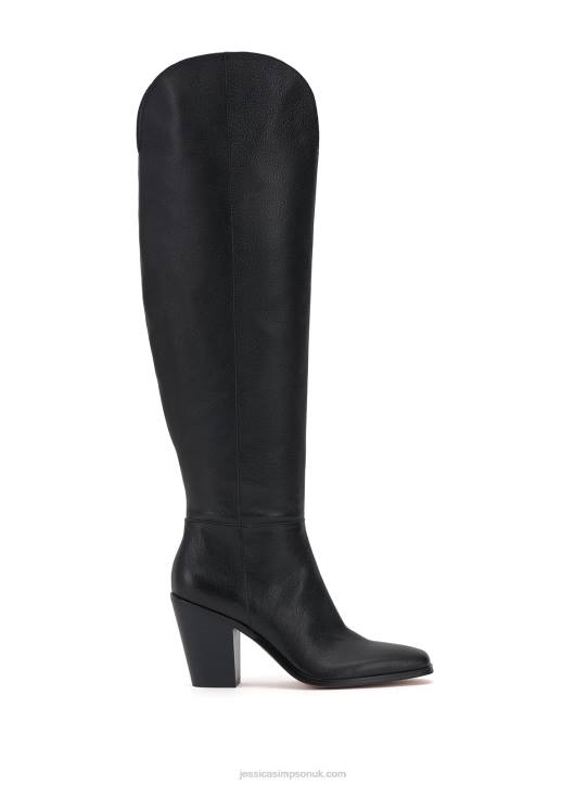 Ravyn Boot in Black LeatherJessica Simpson 6JRJ54