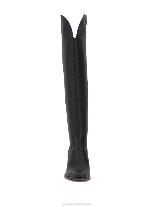 Ravyn Boot in Black LeatherJessica Simpson 6JRJ54