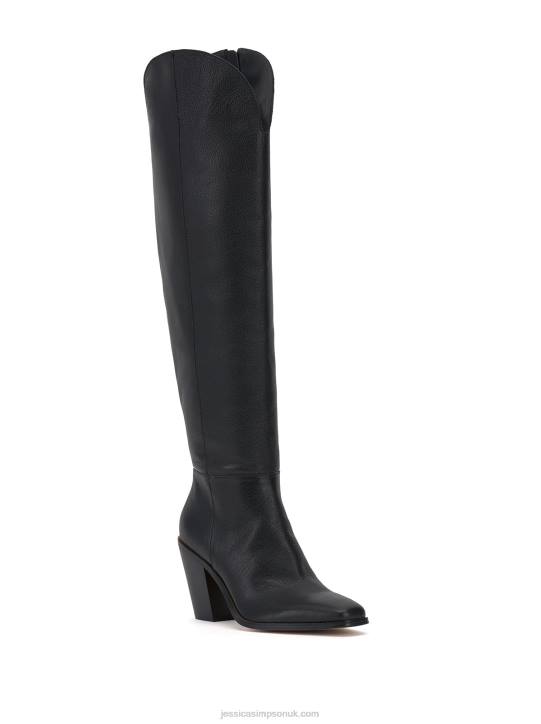 Ravyn Boot in Black LeatherJessica Simpson 6JRJ54